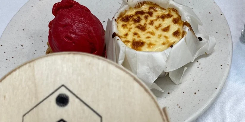 tarta de queso de ovillo